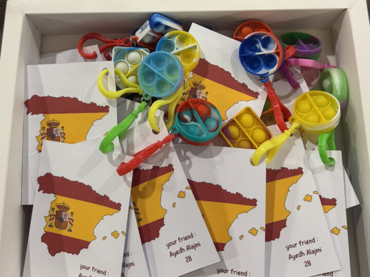 Flags Pop-it Keychain Favor 5 Bulk set of flags pop-it keychain favors with assorted country cards